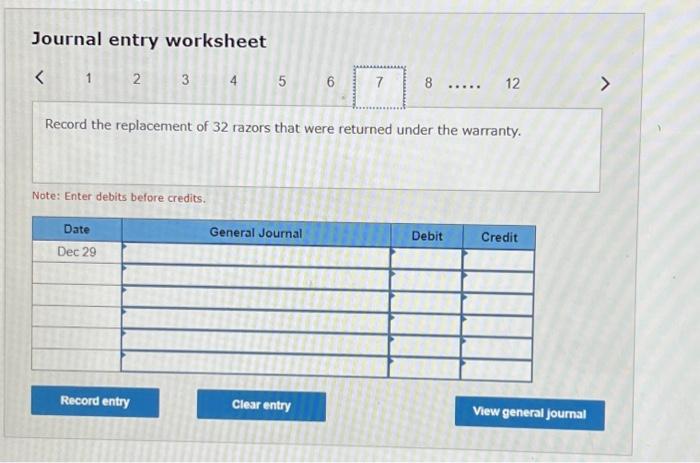 of dollar sales. The following transactions occurred Hov. 11 Sold be razors