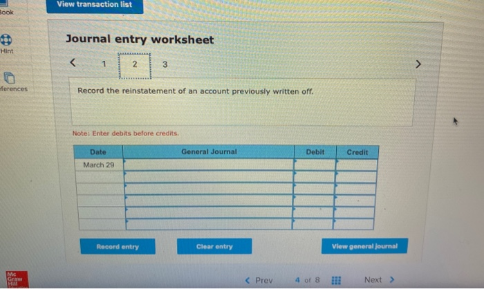 March 11 Dexter determines that it cannot collect $9,900 of its accounts