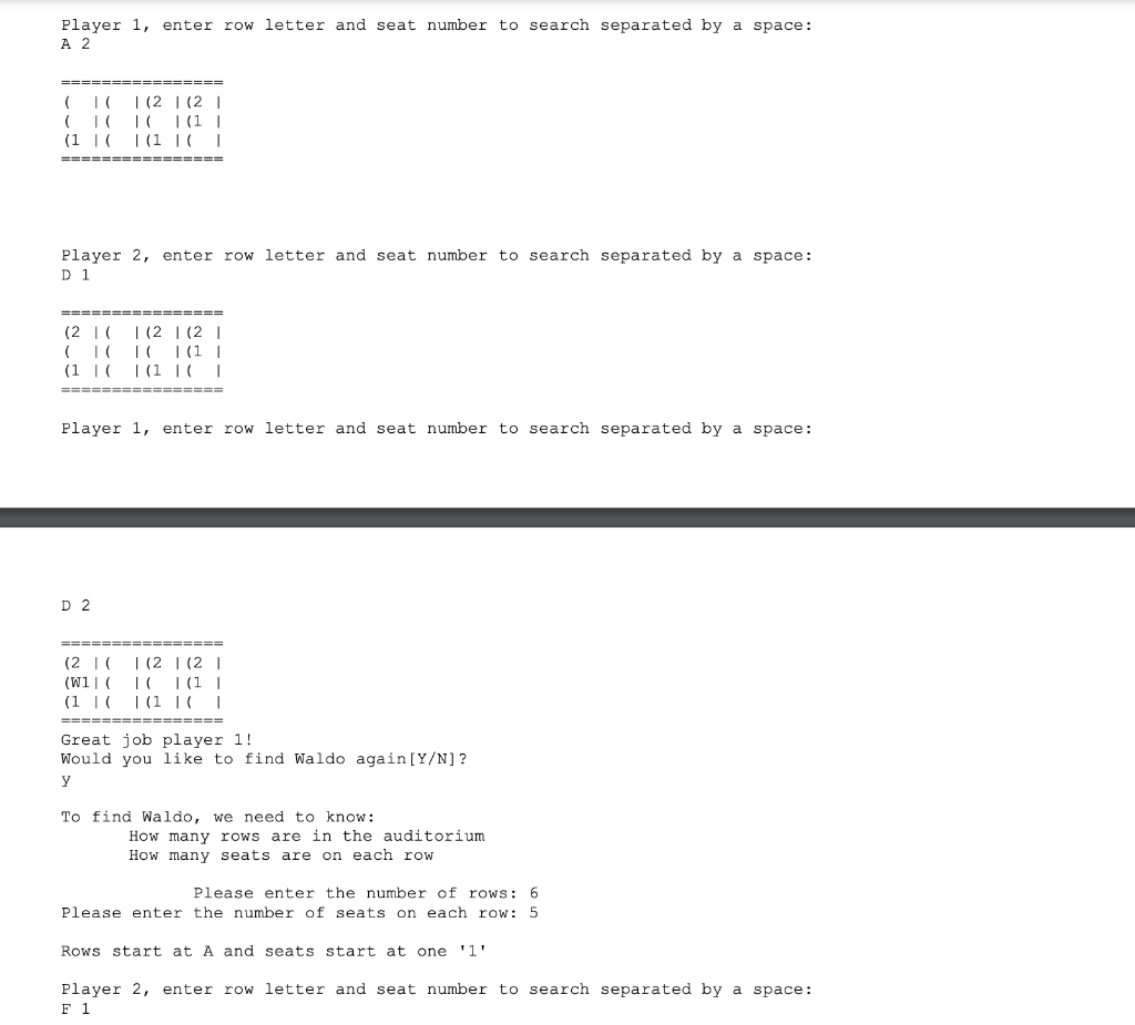 seat location at an auditorium. Seating in an auditorium is made up