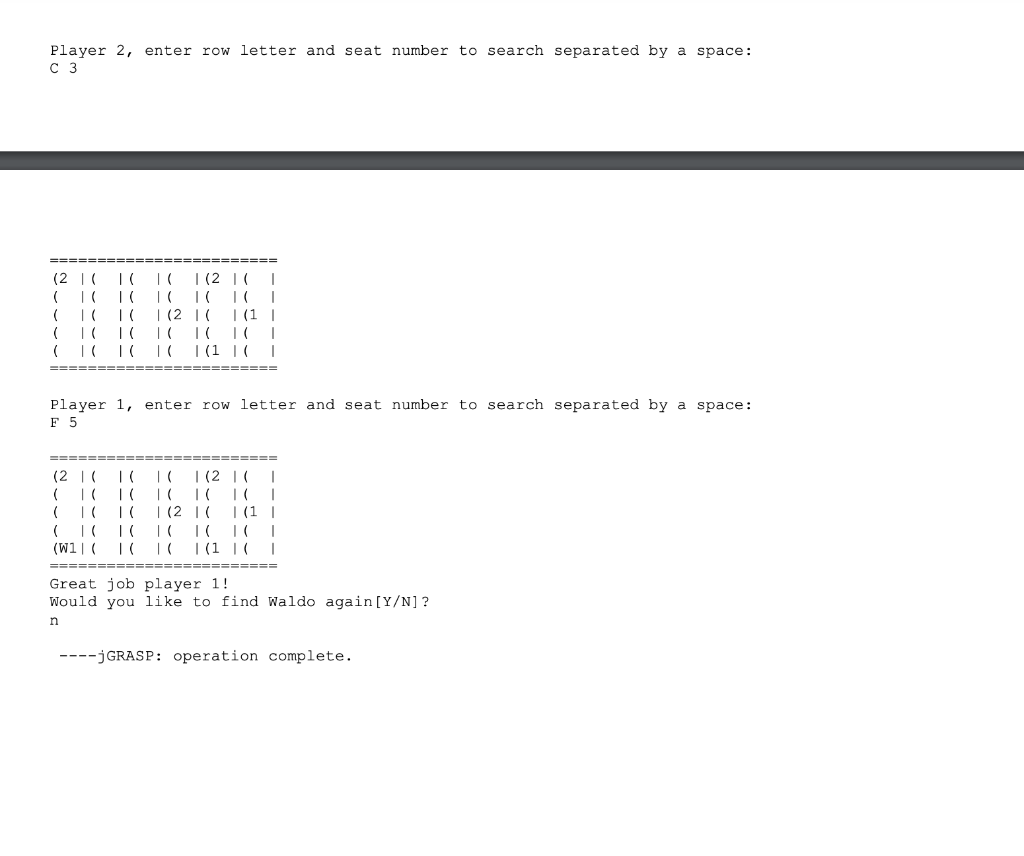 identified with a number. Starting with row A from the stage to