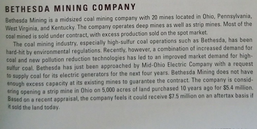 Corporate Finance Core Principas & Applications (Third Edition). Chapter 8 Closing Cases