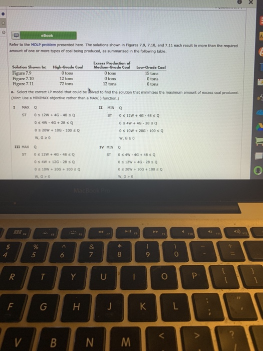  eBook Refer to the MOLP problem presented here. The solutions shown