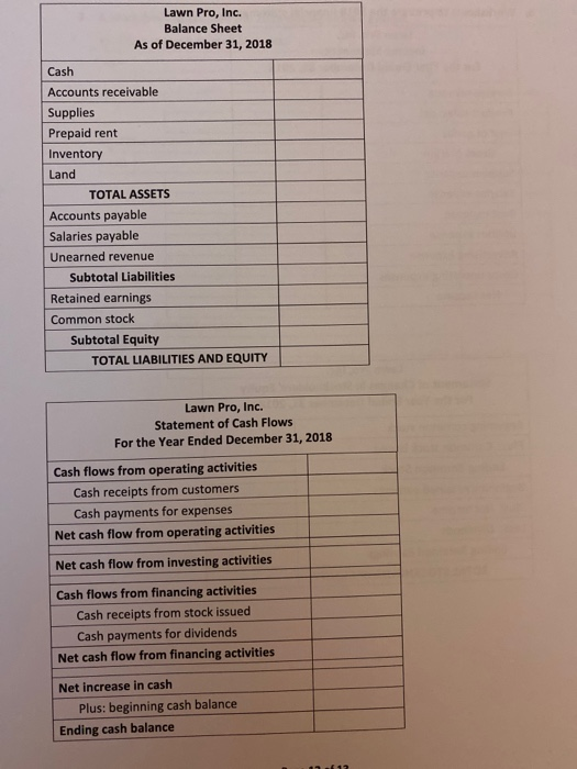 bb) Oct. 1, 2018 - Completed additional lawn care services worth $400