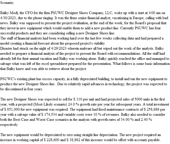 information in the tables NO ADDITIONAL DATA IS GIVEN ALL DATA NEEDED
