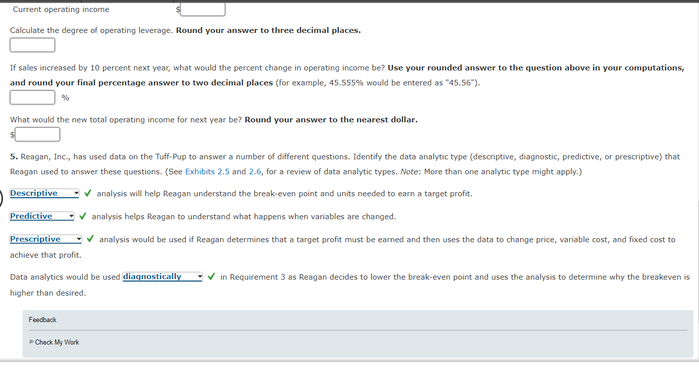 The company does not believe that the price or fixed cost can