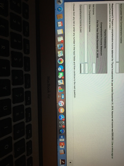 completed the following investment transactions during 2018: (Click the icon to view