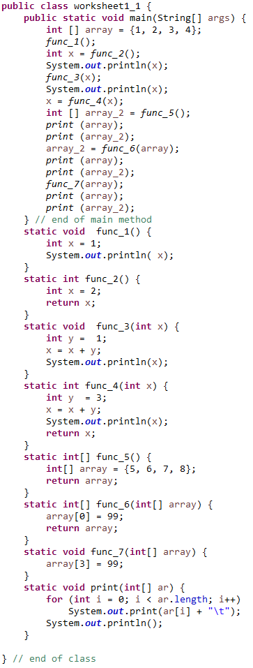  public class worksheet1_1{ public static void main(String[] args){ int [] array