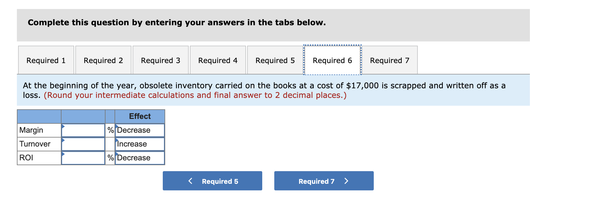 Compute the company's return on investment (ROI) for the period using the