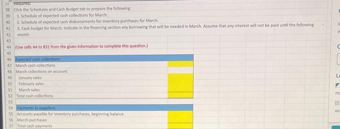suppliers. other bodgeted canh disbursenents in Haroh Iqulpest purehases bividende to be
