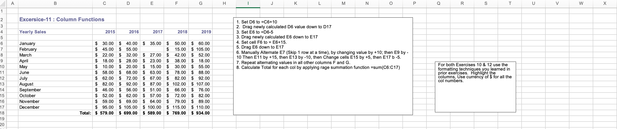 Can someone help me solve these excel questions for practice? 1. Copy