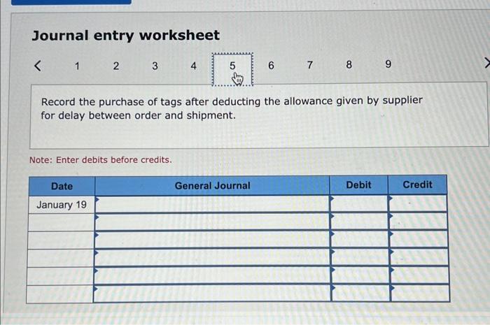 supplier in November last year at a cost of \$21 per tag.