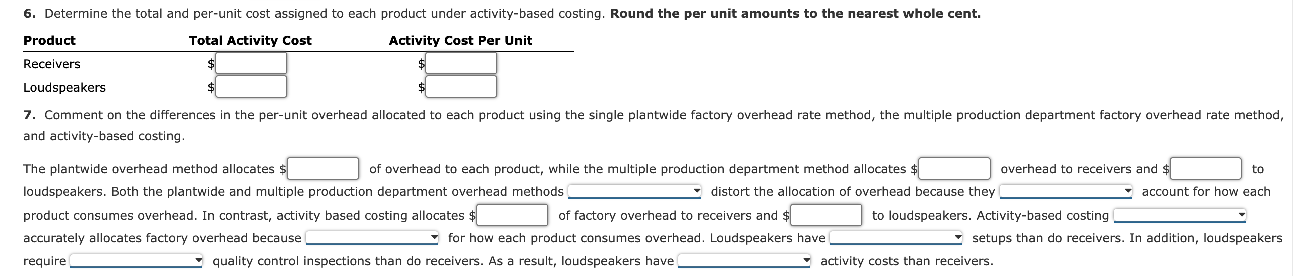 factory overhead incurred is as follows: The activity base associated with the