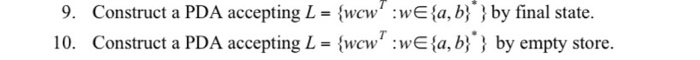 of string and language acceptance for PDAS. 4. For E = {0,1},