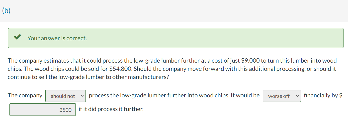c. If you can't do problem d and provide explanations for problem