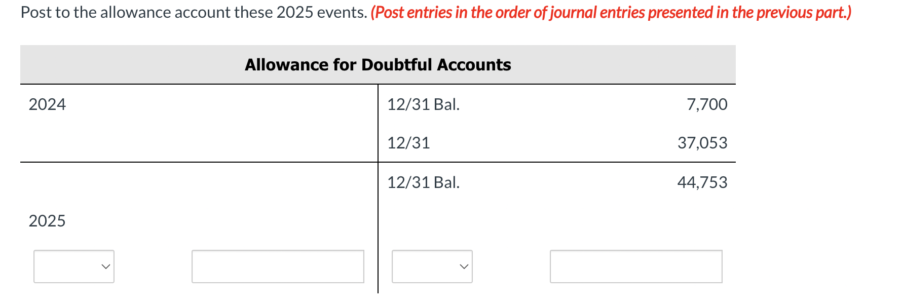 indent manually.) 1. March 1, a $620 customer balance originating in 2024