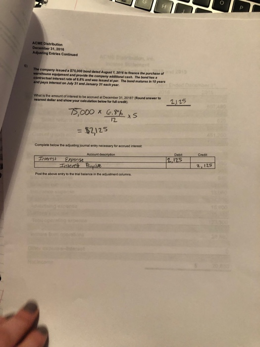 the purchase made on December 5 to take advantage ofthe purchase discount