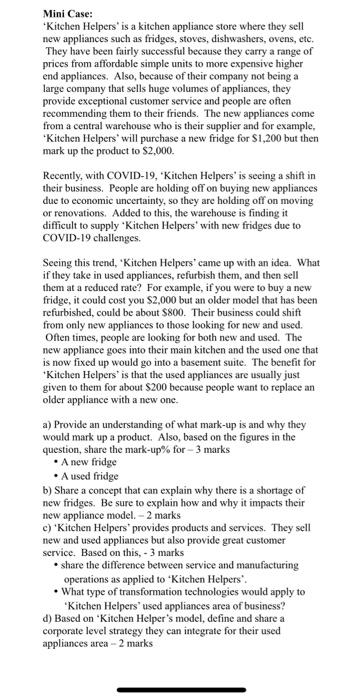 company is called 'Re- Store Auto Parts' and he is the sole