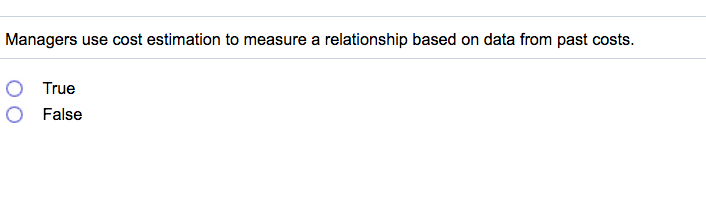 most likely to predict future manufacturing labor costs? OA. Step 1: Identify