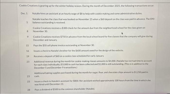 & 50 & 12/30 & 650 \\ \hline 12/16 & & 600