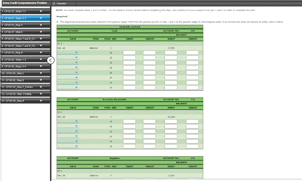 CP.02.01_steps 3-4 - Comprehensive Extra Credit Comprehensive Problem Calle 1. CP.0201_Stops 1-2