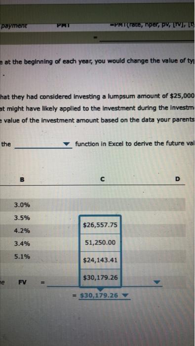 your parents about how your college will be funded. Your parents explain