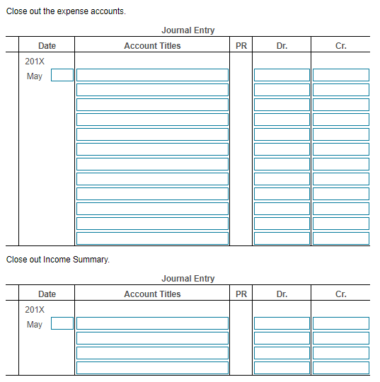 From the worksheet, journalize and post adjusting and closing entries (p. 6
