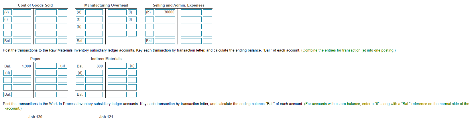 for the company. (Record debits first, then credits. Exclude explanations from any