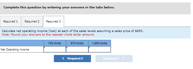 the company follows: Requlred: 1. Complete Presidio's cost data table. 2. Calculate