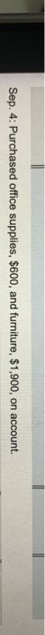 month of operations, the business completed the following transactions: (Click the icon