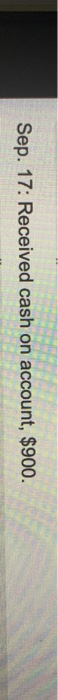 entries.) Sep. 1: Received $50,000 cash and gave capital to Stanford 1.