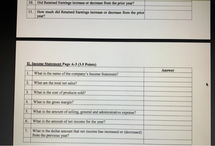 year (September 24, 2016) unless asked otherwise. Many companies show amounts in