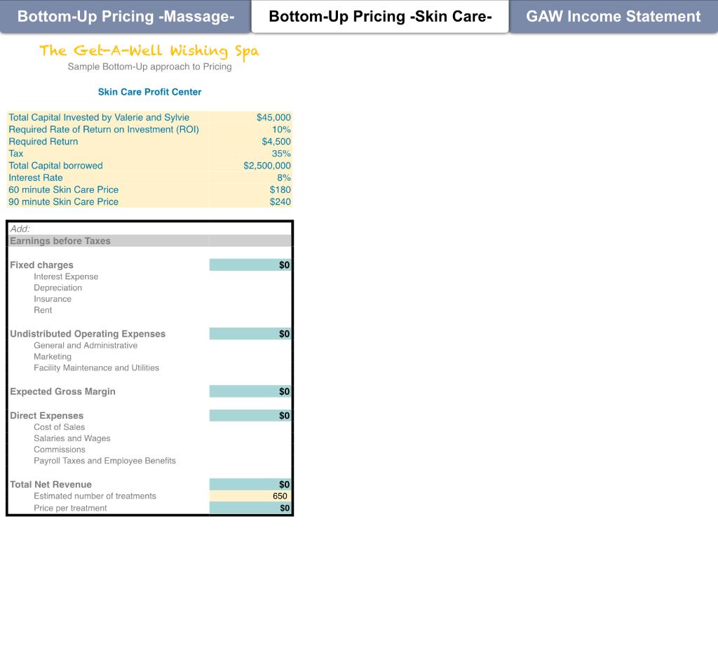 second one with the template you will use for the Skin Care