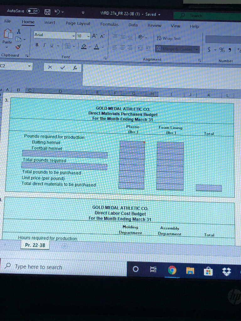 27e_PR22-3B (1) - Saved Review view Formulas Data ce Wrap Text Alignment
