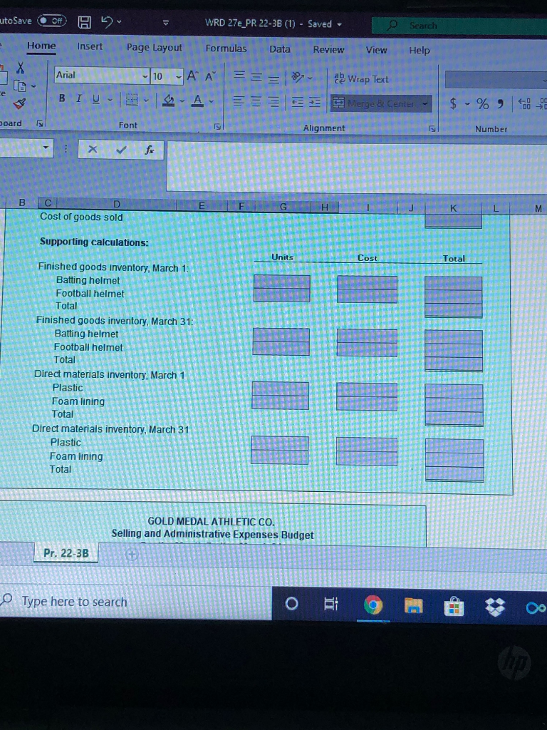 from sales z. Total Sales F ootball Helmet GOLD MEDAL ATHLETIC CO.