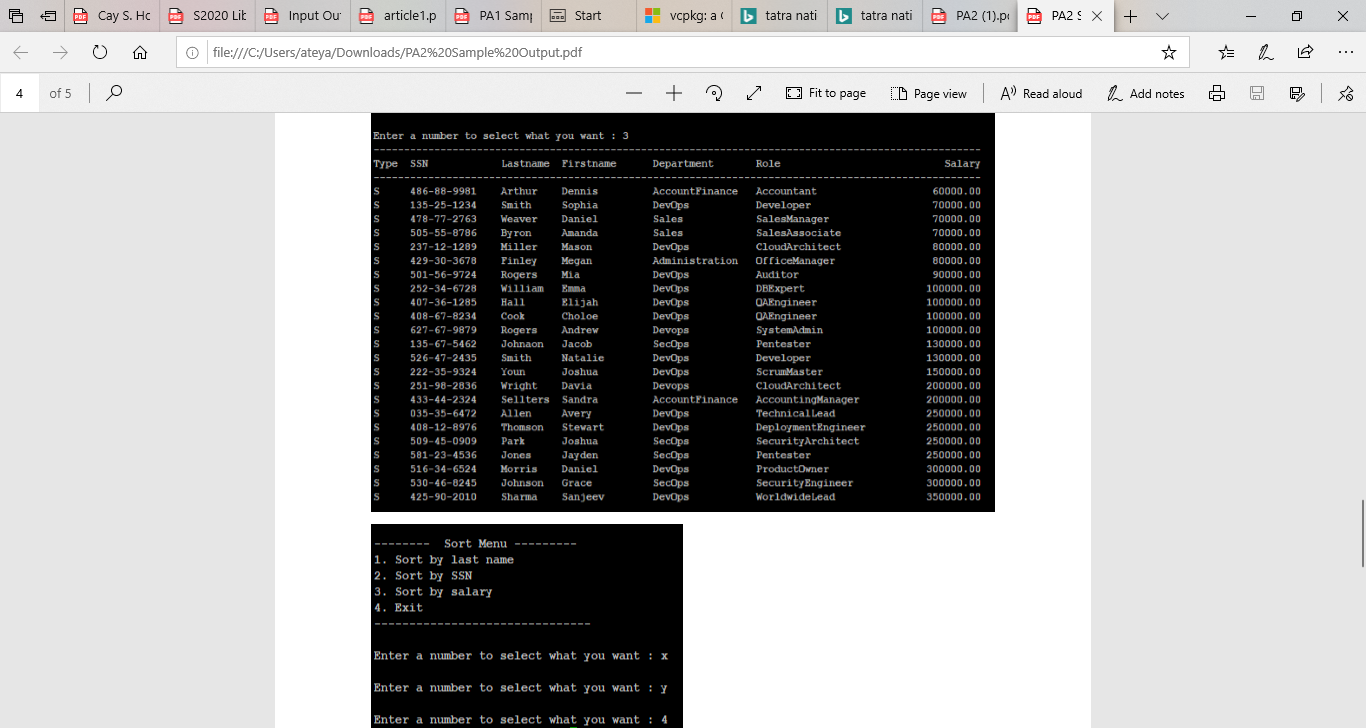 Purpose A review of pointers, dynamic memory allocation/deallocation, struct data type, array,