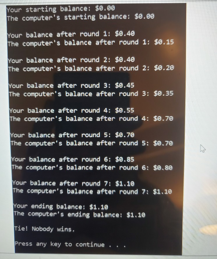 Coin class should have the following member functions: A default constructor that