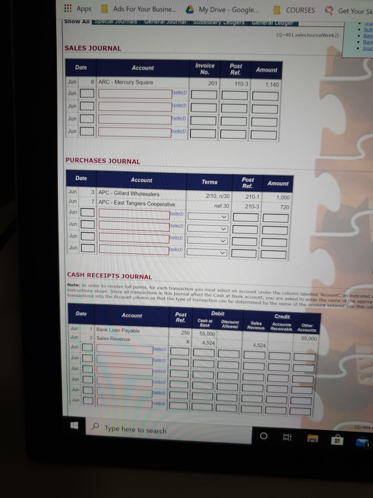 Week 2 Date Transaction description 9 Paid the full amount owing
