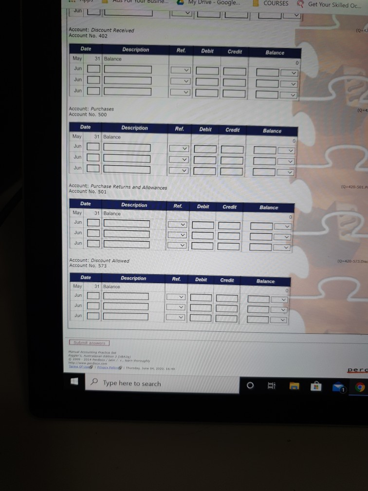 from the day the business commenced, a 10% discount was given for