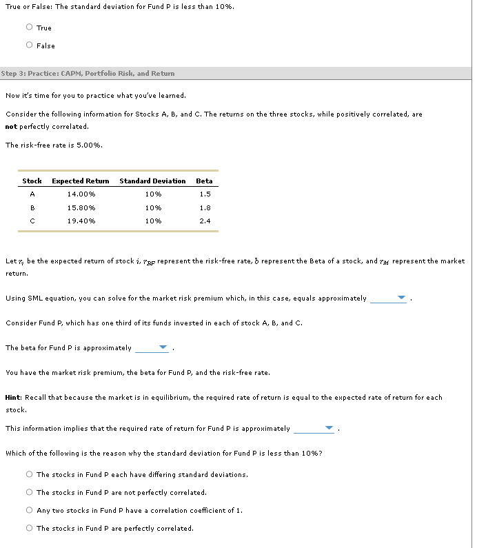 fundamental concepts in finance. Read the following text and answer the question