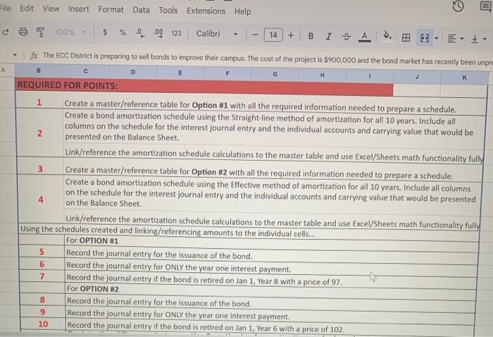 improve their carmpus. The cost of the project is $900,000 and the