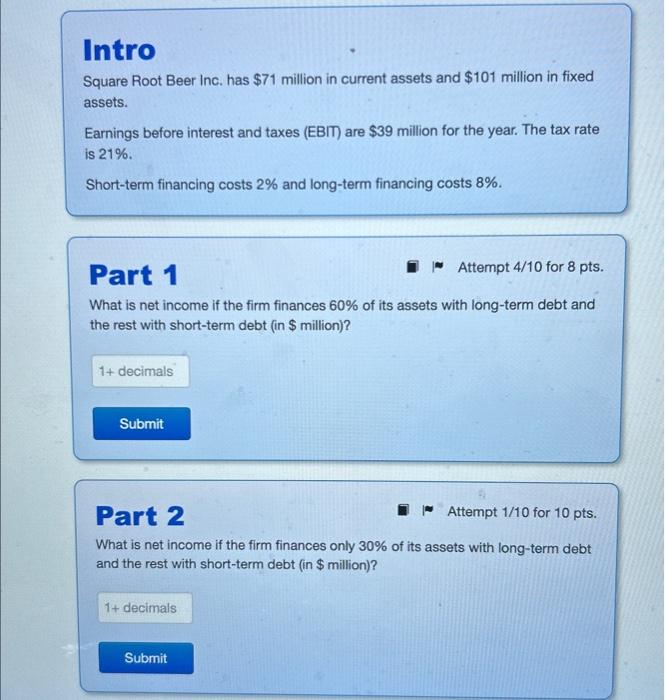  Intro Square Root Beer Inc. has $71 million in current assets