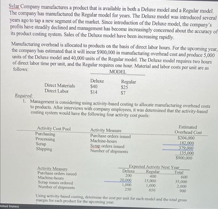 show all work and I prefer typed answer and not handwritten. thanks