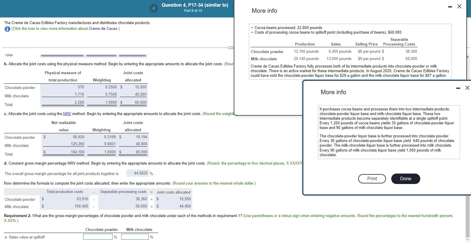  Question 4, P17-34(similar to) Part 8 of 15 Part 8 of