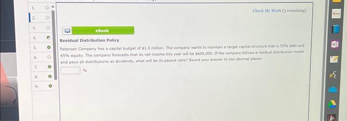 How do I solve this and what is the correct answer? Residual