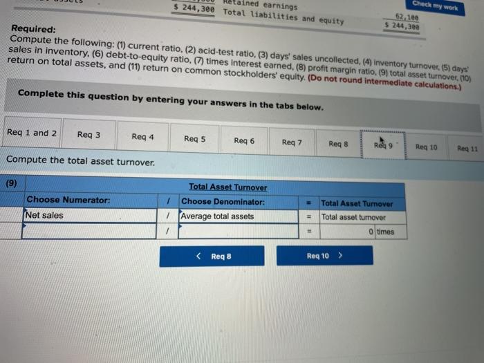 and Equity $ 12,000 Accounts payable 8,400 Accrued wages payable 32,800 Income