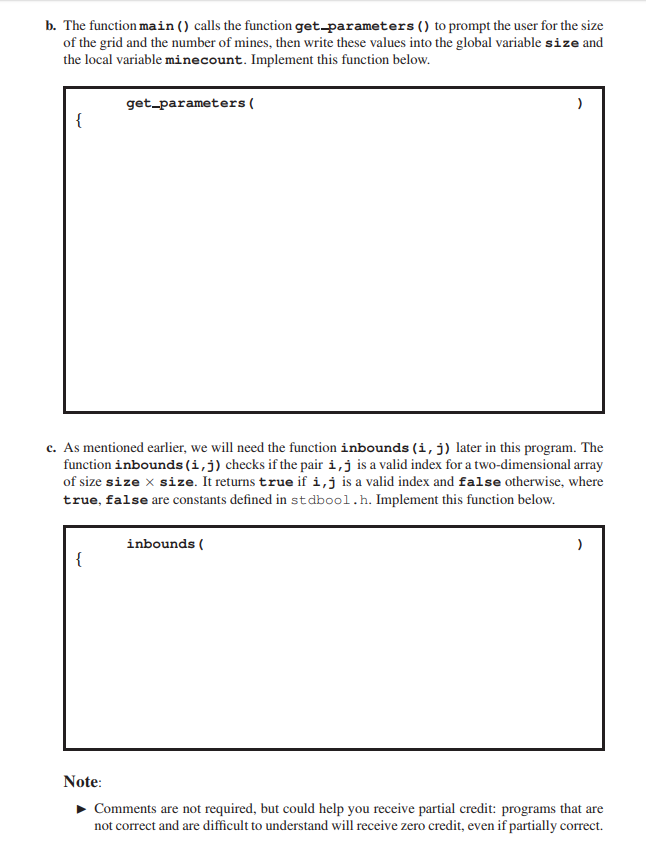 Some randomly selected squares, unknown to the user, are designated to contain