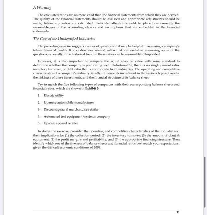 responsibility of management to anticipate a future imbalance in the corporate financial