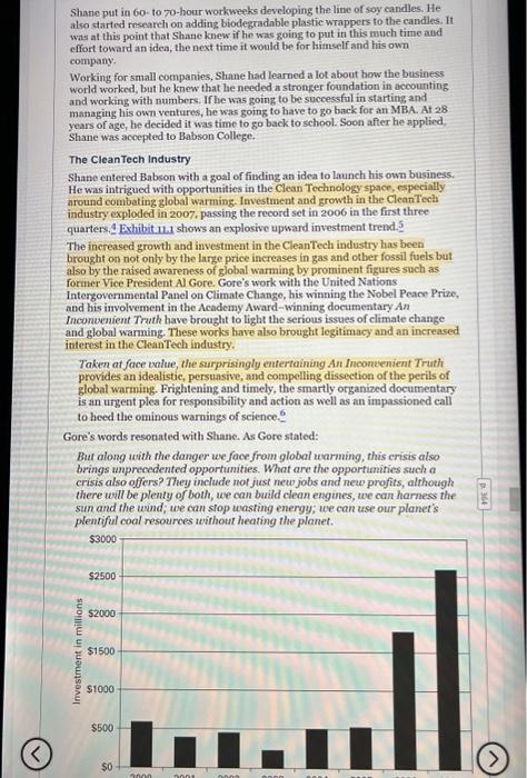 1 It was the spring, and Shane Eten had just won a