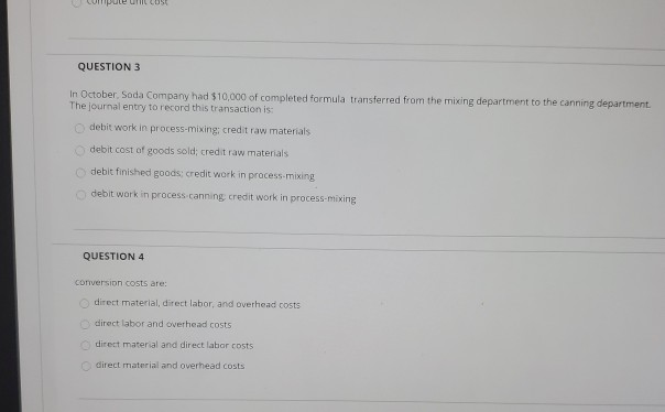 many identical products When a company makes many different products When a