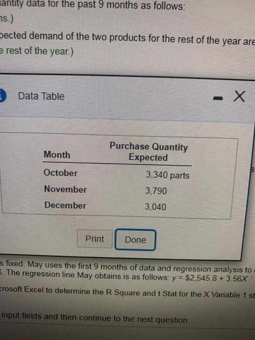 future purchase cost for part #696. May grabs a calculator and uses